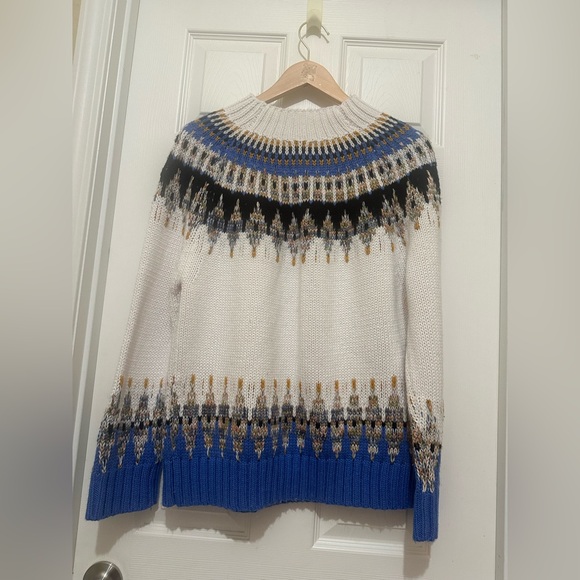 Coco Bleu Cozy Knit  Sweater with old sparkle threading size Large - Picture 3 of 5